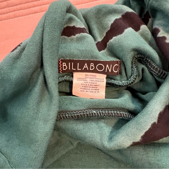 Billabong Teal and Black Maxi Skirt - Picture 2 of 5